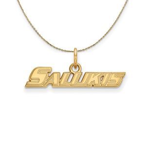 14k Yellow Gold Southern Illinois U. X-Small Necklace - 16 Inch
